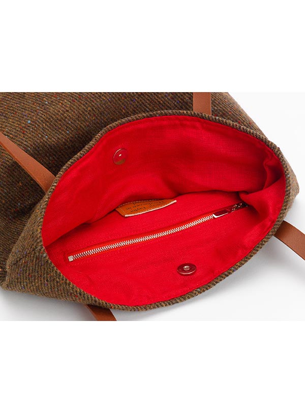 Toby Tote Bag (Brown) - Inner
