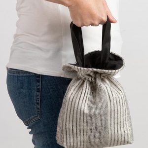 cloighi handbag black and white