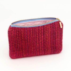 McNulty Pink Strip Coin Purse