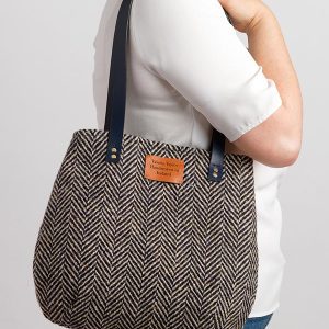 Libby Handwoven Bag (Navy)